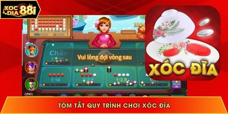 Tóm tắt quy trình chơi xóc đĩa